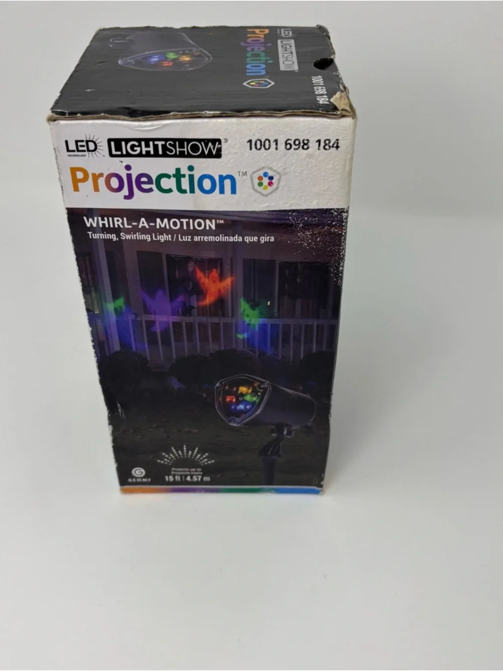 New Gemmy‎ LightShow LED Projection Ghosts Whirl-a-Motion & Strobe Up to 15ft